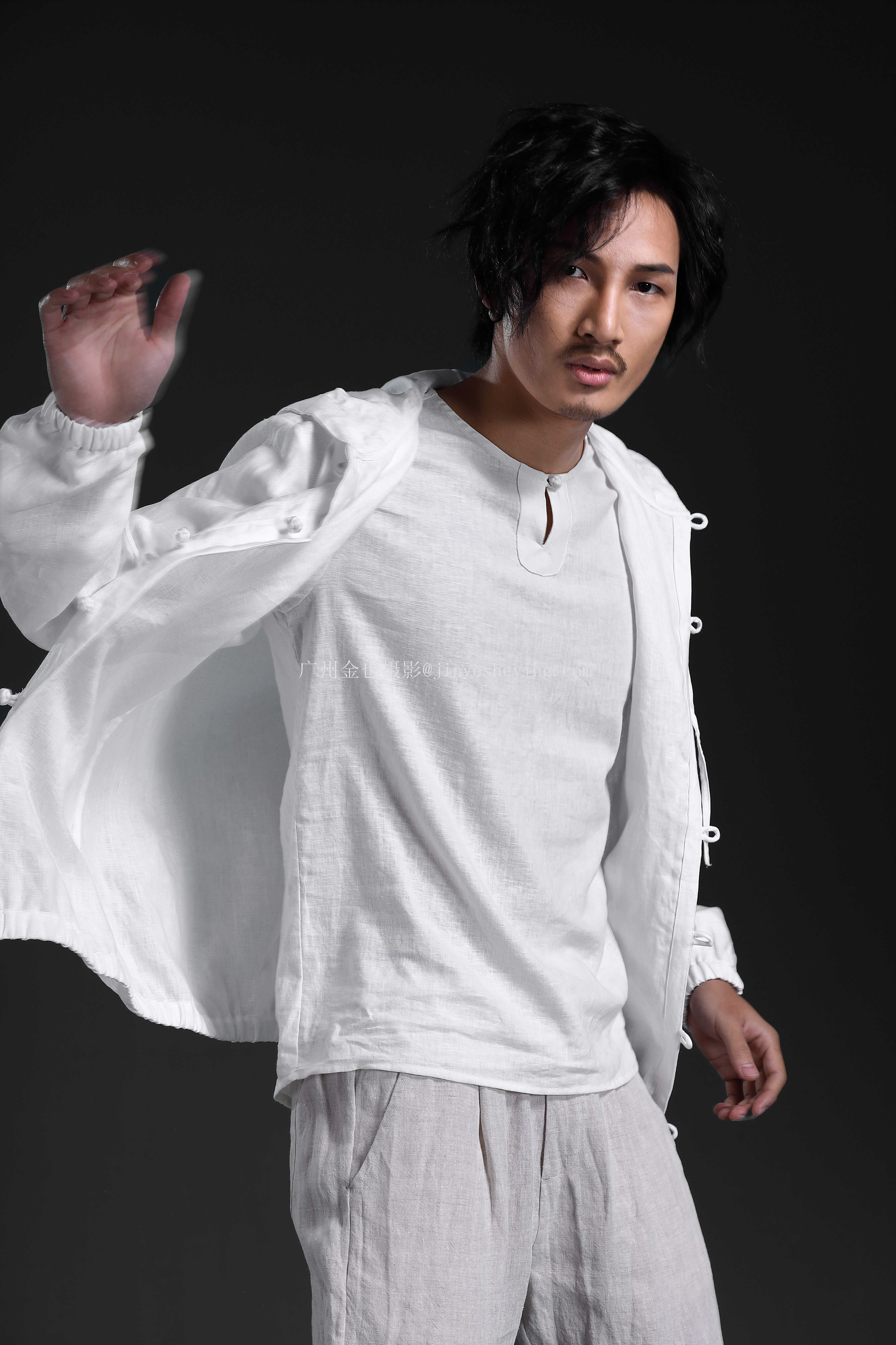 中国风服装模特拍摄